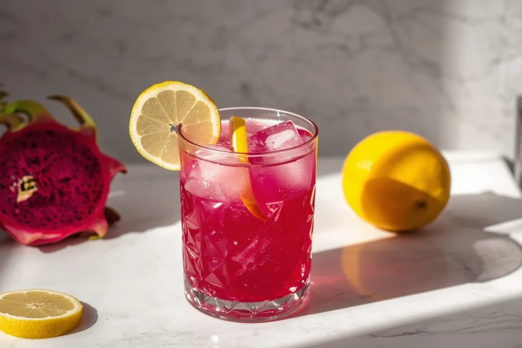 dragon fruit lemonade