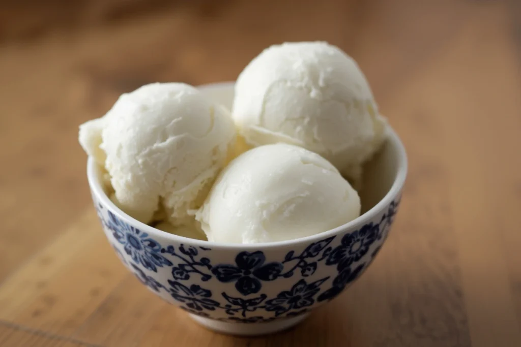 creamy coconut ice cream