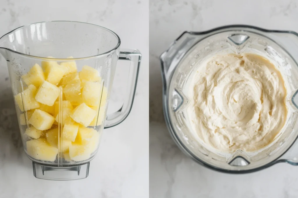 vegan pineapple coconut ice cream