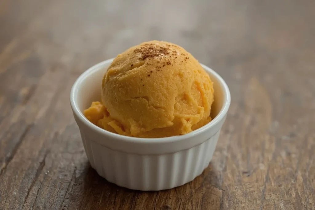 homemade pumpkin ice cream