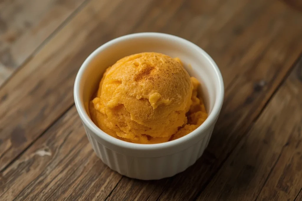 healthy pumpkin ice cream